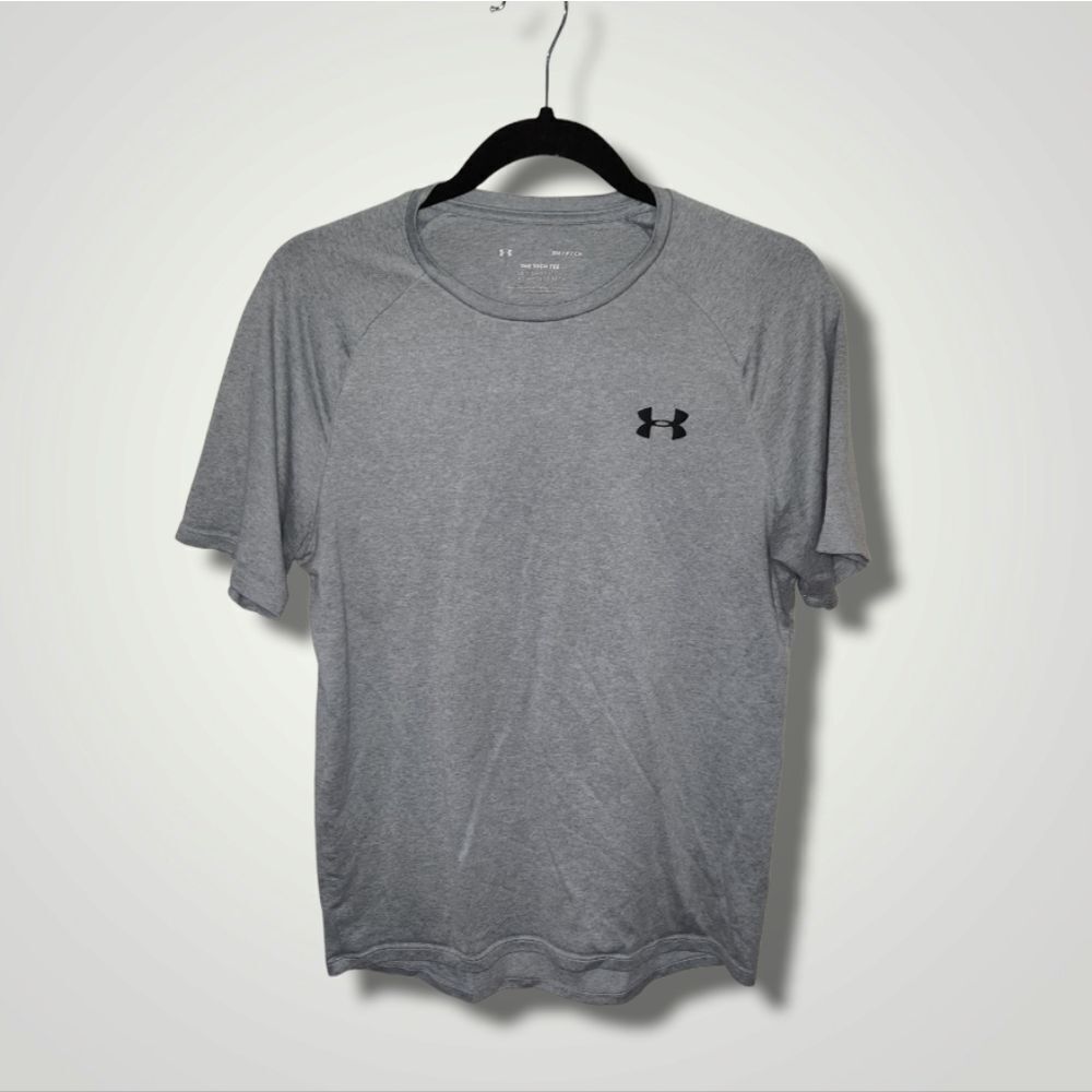 Underarmour Men's The Tech Tee Logoathletic Fitness Workout Shirt Small View 2